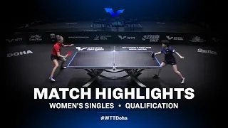 Satsuki Odo vs Olga Vorobeva | WTT Star Contender Doha 2021 | WS | QUAL Highlights