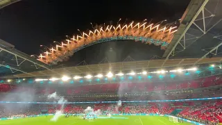 Wembley Stadium Arch fireworks at Euro 2020 Final | 11 July 2021