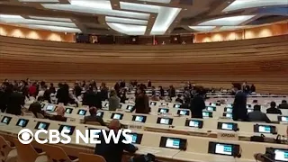 Diplomats walk out on Russian foreign minister's speech at U.N. Human Rights Council