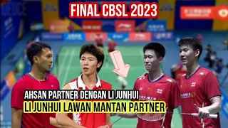 Final‼️ Mohammad Ahsan/ Li Junhui vs Ou Xuanyi/ Liu Yuchen - China Badminton Super League 2023 | MD