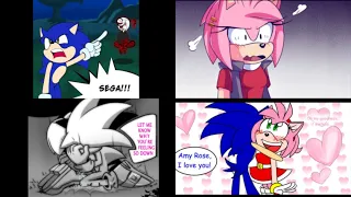 Sonic Comic Dub Compilation #1 (Sonamy comics included)