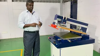 Nexprint 1218 screen printing machine  features and instructions by sudharshan machinery