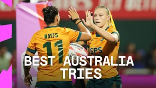 "Just too good!" | Best Australia Sevens tries | Dubai HSBC SVNS Women's Champions