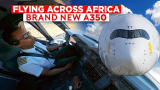 Flying Ethiopian Airlines A350 New Business Class Across Africa