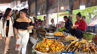 Countryside Popular Cambodian Street Food | Delicious Roasted, Frog, Chicken, Snail & More