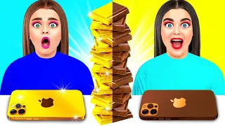 Chocolate vs Real Food Challenge #shorts by Tik4Fun #2