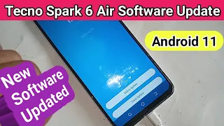 Tecno spark 6 air System Software Update // Android V11 - 12