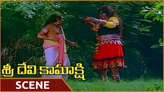 Sri Devi Kamakshi Movie || Devil Follows Sarathi Scene || Ramya Krishna || Shalimarmovies