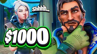 $1000 INSANE HARBOR Hide and Seek! | Valorant