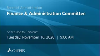 CalPERS Board Meeting | Tuesday, November 16, 2021