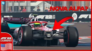 F1 2022 CARREIRA - GP DE MIAMI #12 FOI MAIS SORTE DO QUE JUÍZO NESSA CORRIDA (Português-BR)