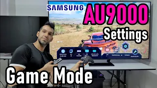 Samsung AU9000: Settings Modo Juego HDR y SDR - Smart TV 4K