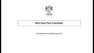 West Ham Park Committee - 12/10/21