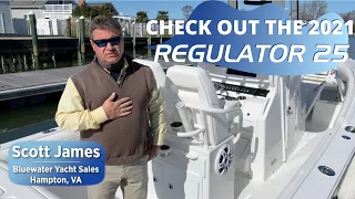 Scott James from Bluewater Yacht Sales on the Regulator 25!