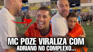 MC POZE encontra com ADRIANO IMPERADOR no COMPLEXO da PENHA... *racha do mc maneirinho*