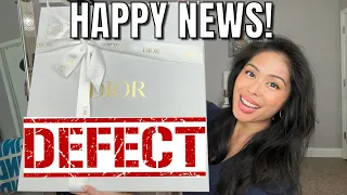 MY DIOR BOOK TOTE WAS DEFECTIVE & I HAVE AN EXCITING UPDATE! DID DIOR REPAIR, REPLACE OR REFUND 🤔