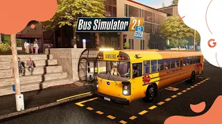 Bus Simulator 21 Next Stop | DLC BLUE BIRD MOD SCHOOL BUS!!! [GAMEPLAY] 🚍 🚸