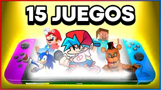 15 JUEGOS INCREÍBLES 🤩 Nintendo Switch y Estudio de Videojuegos