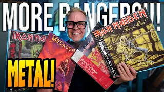 Vinyl Records - Heavy Metal and Rock! - Black Sabbath, Iron Maiden, and Megadeth, Oh My!!!