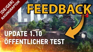 Update 1.10 Test Server Feedback - Gute Ideen BEDINGT gut umgesetzt!