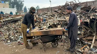 Incredible Process Of Metal Recycling|Steel Production with Scrap Metal|