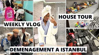 WEEKLY VLOG : JE DÉMÉNAGE... De RETOUR À ISTANBUL (HOUSE TOUR, RENTRÉE DES ENFANTS, AMÉNAGEMENT...)