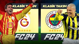 FENERBAHÇE EFSANELERİ vs GALATASARAY EFSANELERİ // FC 24 KARİYER MODU ALL-STAR KAPIŞMA