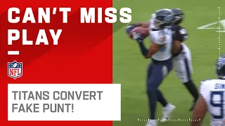 Titans Thread the Needle on Successful Fake Punt