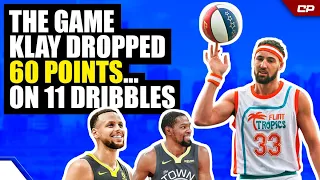 The Game Klay Dropped 60 Points...ON 11 DRIBBLES | Clutch #Shorts