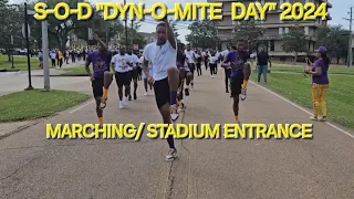 (Marching/Stadium Entrance)🔥 "DYN-O-MITE DAY" 2024 ..Alcorn State University Marching Band