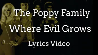 The Poppy Family - Where Evil Grows (Lyric Video)