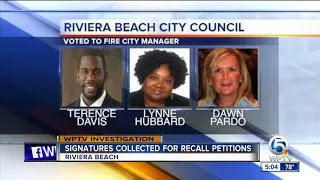 Signatures collected for recall petitions