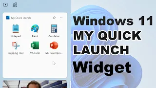 ↗️ Introducing My Quick Launch Windows 11 Widget