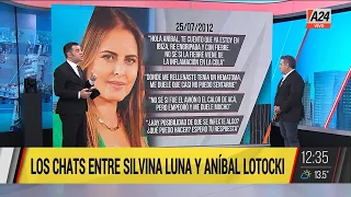 📱 Se conocieron los chats entre Silvina Luna y Aníbal Lotocki