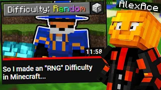 So I Tried FUNDY'S RNG DIFFICULTY In Minecraft..