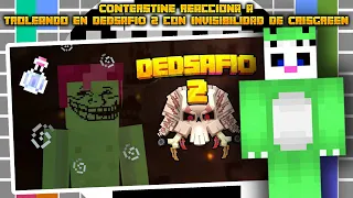 CONTERSTINE reacciona a Troleando en DEDSAFIO 2 con invisibilidad de CrisGreen 😂🤣