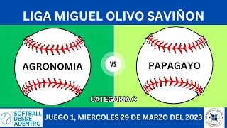 AGRONOMIA VS PAPAGAYO, JUEGO 1, LMOS, 29-03-2023