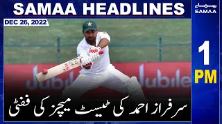 Samaa News Headlines 1pm | SAMAA TV | 26th December 2022