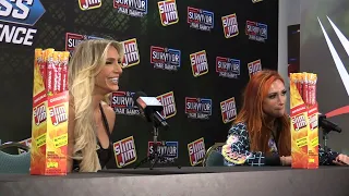 Charlotte Flair and Becky Lynch WWE Survivor Series Press Conference