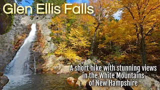 Glen Ellis Falls Hike in the White Mountains in New Hampshire
