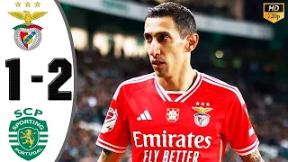 Benfica vs Sporting 1 : 2 Highlights  All Goals 2024 HD