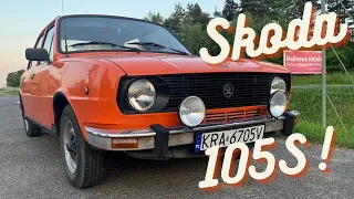 Skoda 105 s -  1982r zakup i powrót do domu