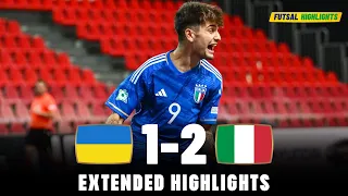 Italy vs Ukraine | Highlights | U19 Euro Futsal 03-09-2023