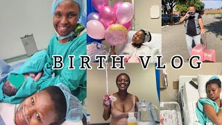 BIRTH VLOG: OUR BABY IS HERE || Unplanned positive C-Section