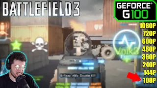 GeForce G 100 | Battlefield 3 - Eyesight is Overrated...