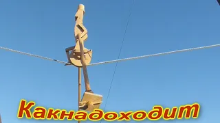 Велосепидист - канатаходец. Unicycle Toy.