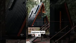 Treeframe Cabin Airbnb #shorts