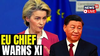 EU Chief Ursula Von Der Leyen In China Says Stability In Taiwan Strait Is Of Paramount Importance