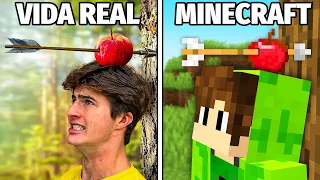 RECRIEI HABILIDADES DA VIDA REAL NO MINECRAFT