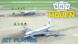 Sky Haven - Early Access  Let's Play- EP17 We have Jet Planes Landing in Our Airport!!